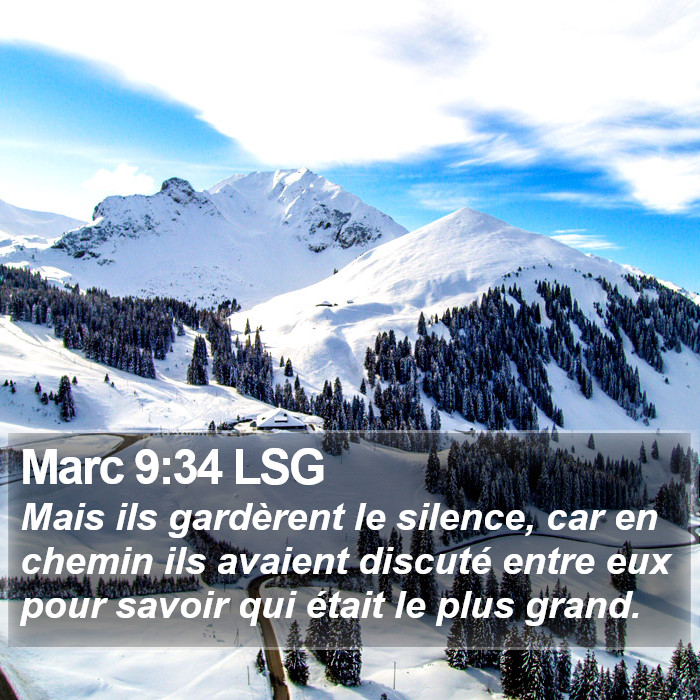 Marc 9:34 LSG Bible Study