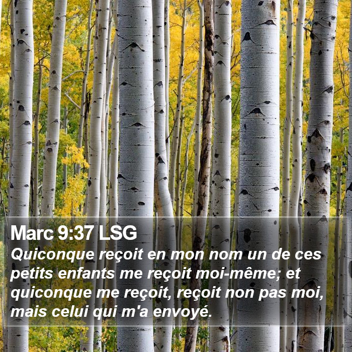 Marc 9:37 LSG Bible Study