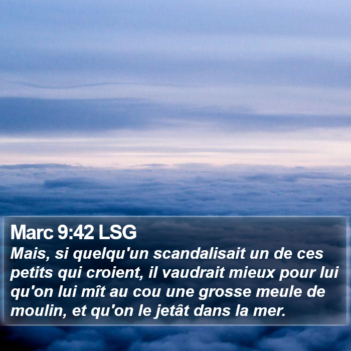 Marc 9:42 LSG Bible Study