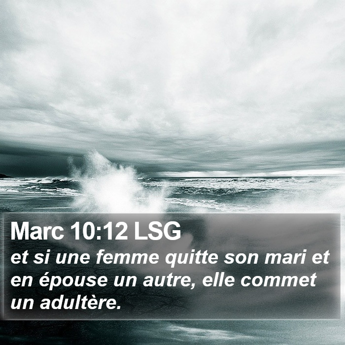 Marc 10:12 LSG Bible Study