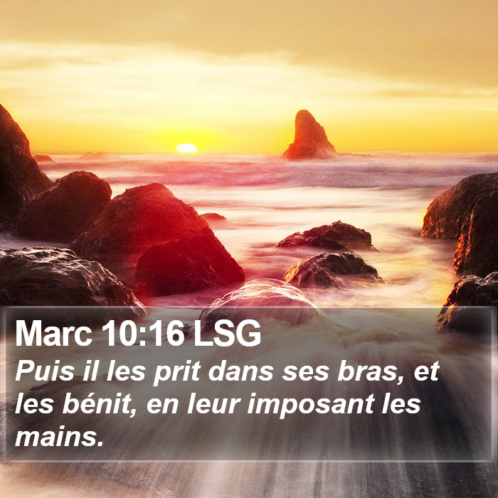 Marc 10:16 LSG Bible Study