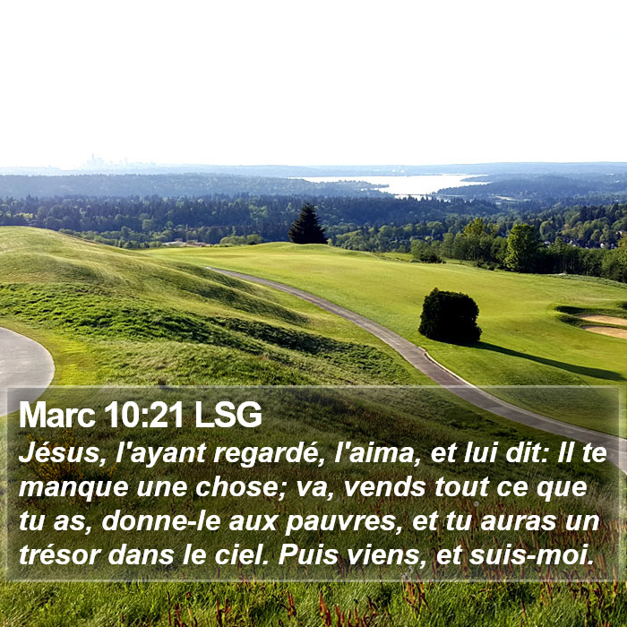 Marc 10:21 LSG Bible Study