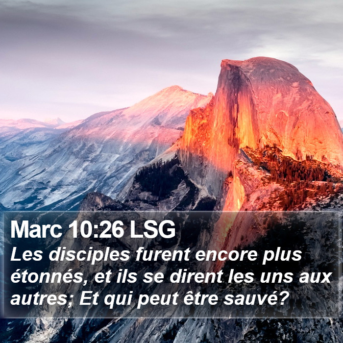 Marc 10:26 LSG Bible Study