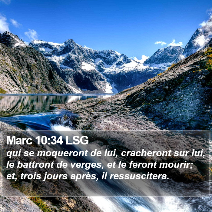 Marc 10:34 LSG Bible Study