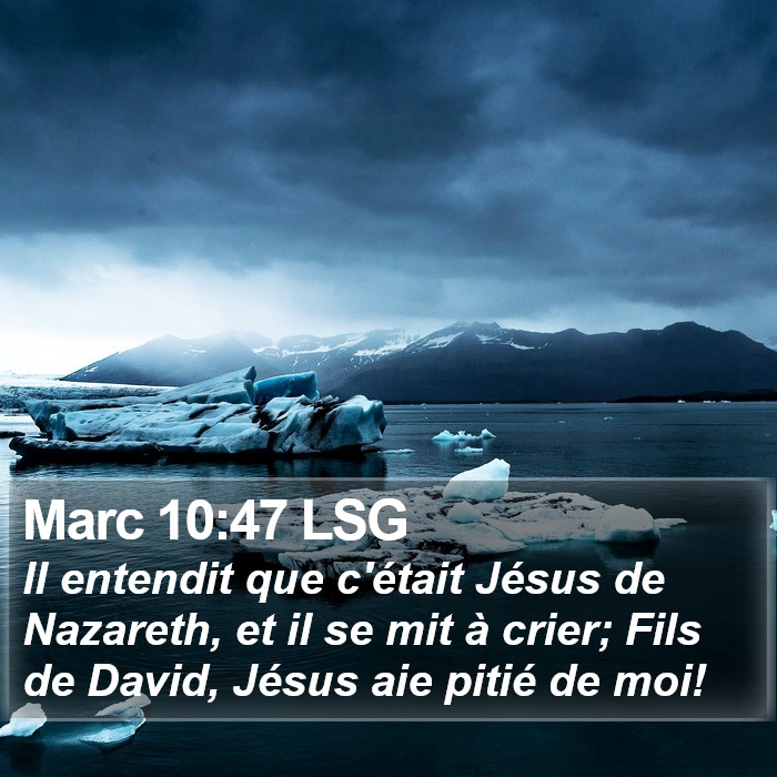 Marc 10:47 LSG Bible Study