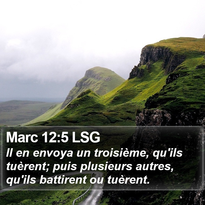 Marc 12:5 LSG Bible Study