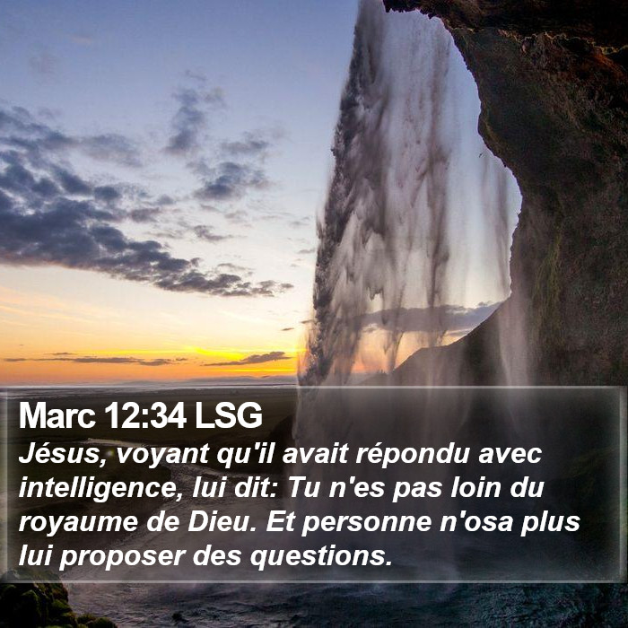 Marc 12:34 LSG Bible Study