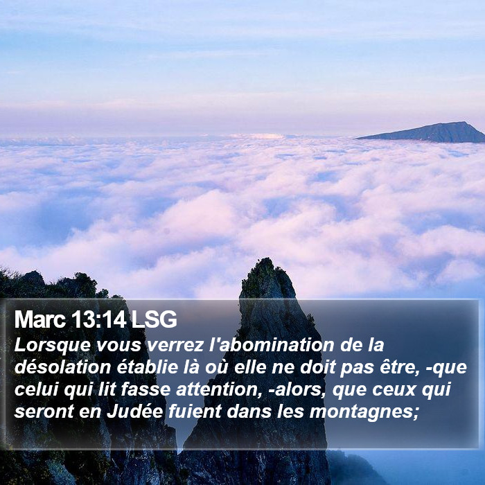 Marc 13:14 LSG Bible Study