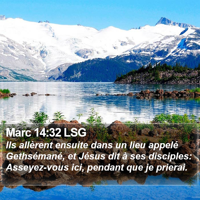 Marc 14:32 LSG Bible Study