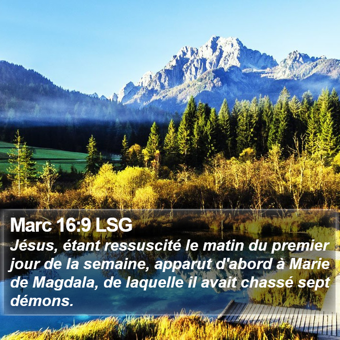 Marc 16:9 LSG Bible Study