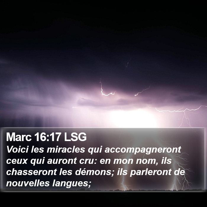 Marc 16:17 LSG Bible Study