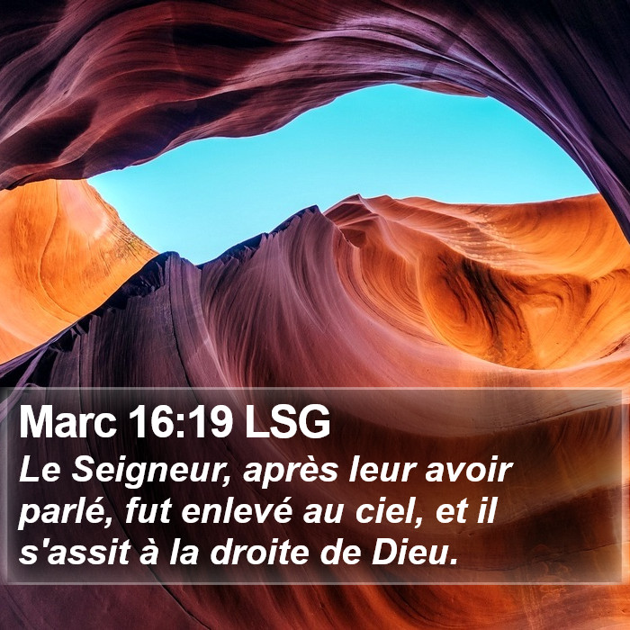 Marc 16:19 LSG Bible Study