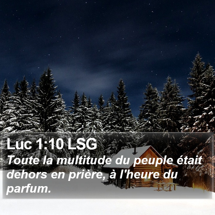 Luc 1:10 LSG Bible Study