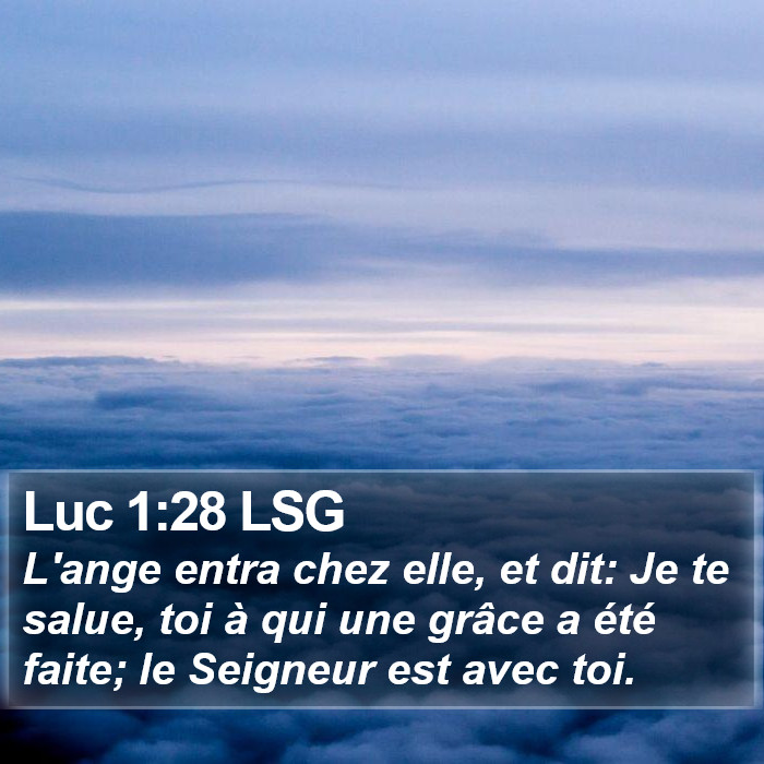 Luc 1:28 LSG Bible Study