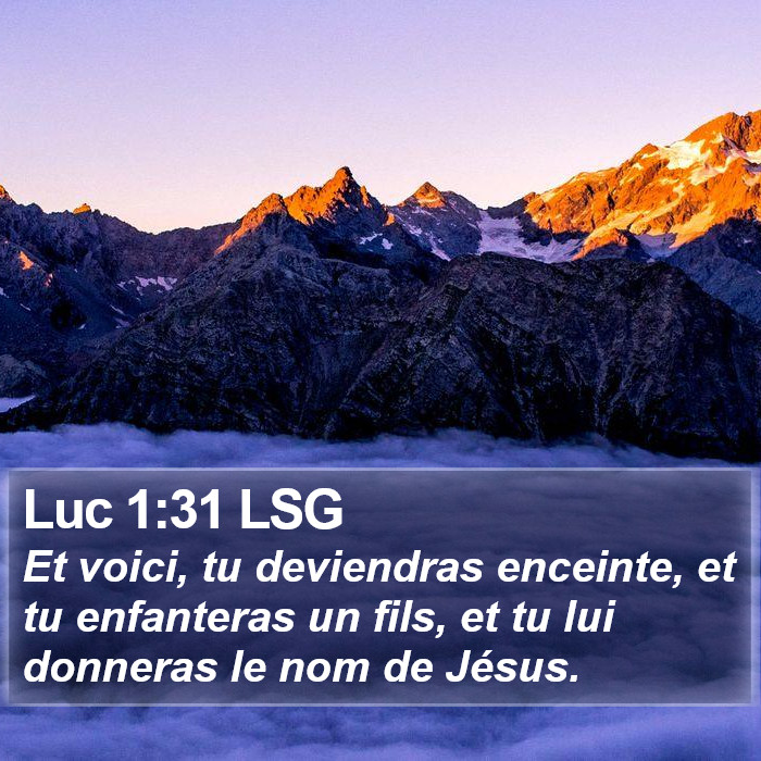 Luc 1:31 LSG Bible Study