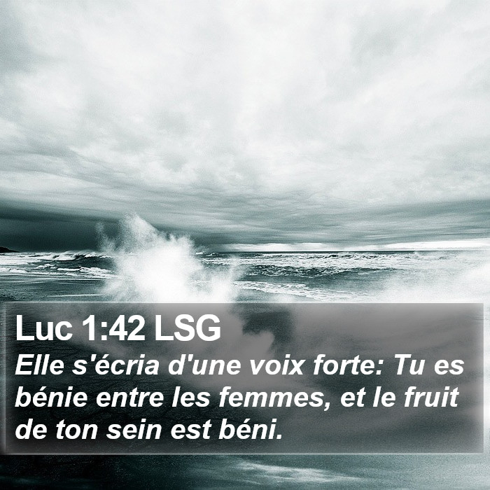 Luc 1:42 LSG Bible Study