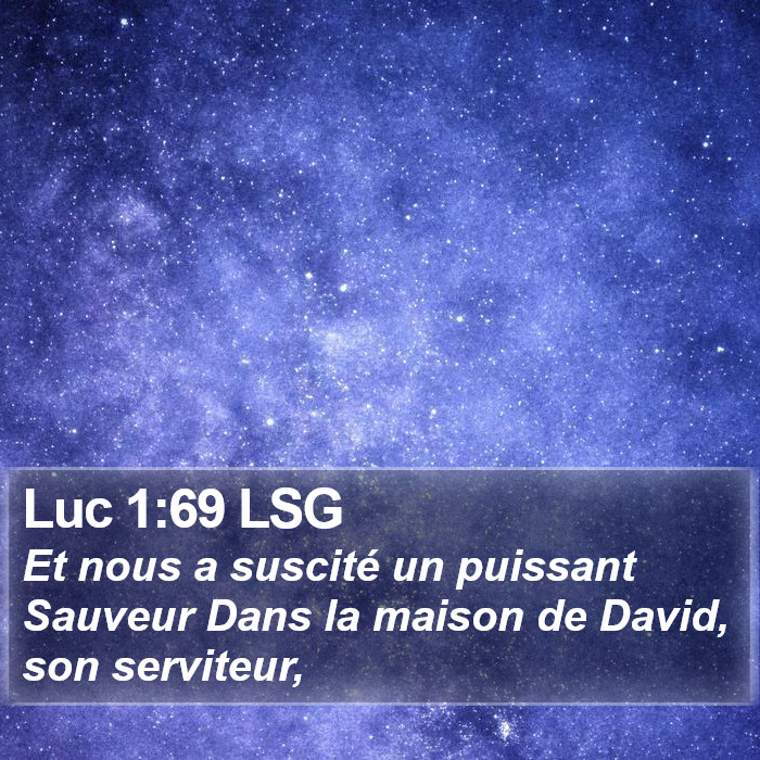 Luc 1:69 LSG Bible Study