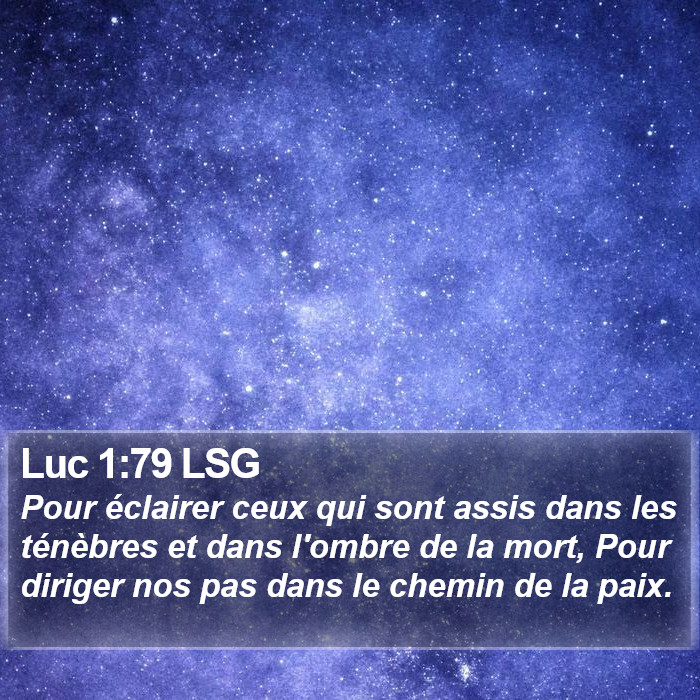 Luc 1:79 LSG Bible Study