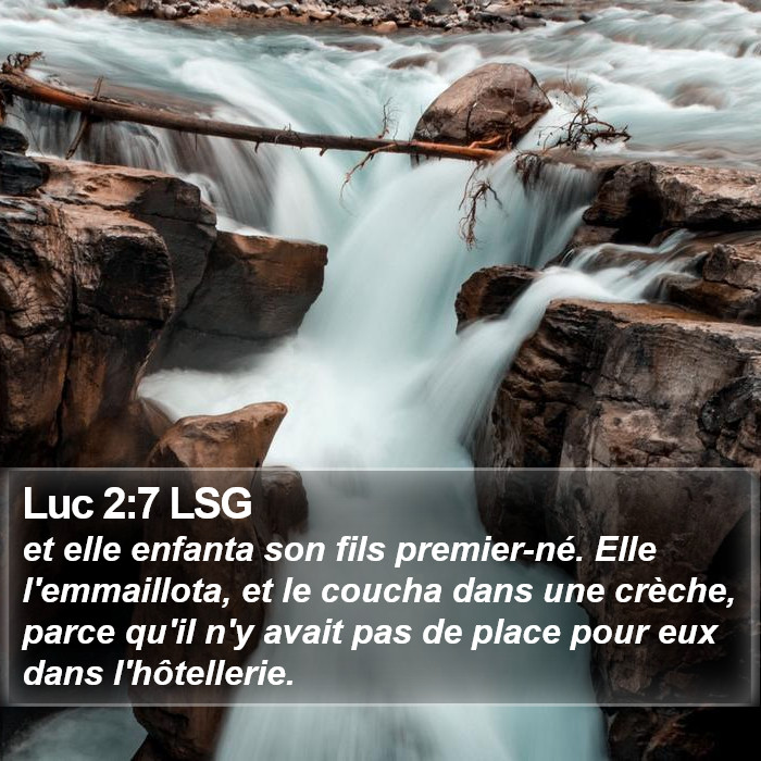 Luc 2:7 LSG Bible Study