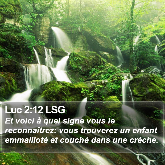 Luc 2:12 LSG Bible Study