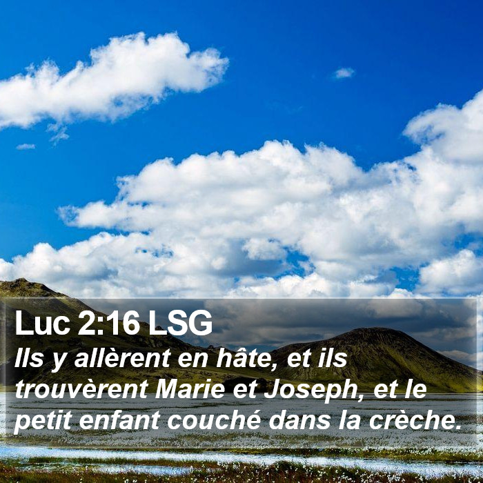 Luc 2:16 LSG Bible Study