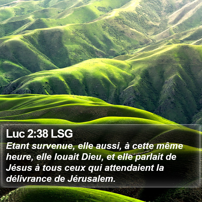 Luc 2:38 LSG Bible Study