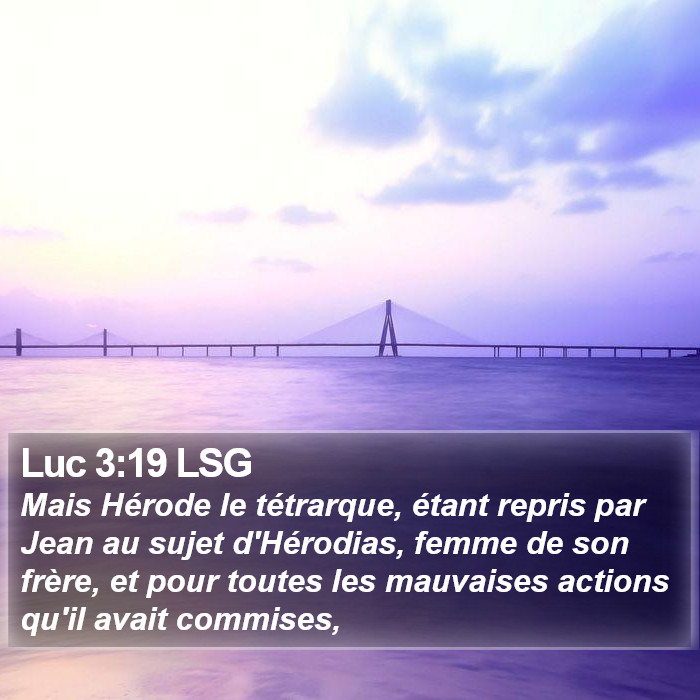 Luc 3:19 LSG Bible Study