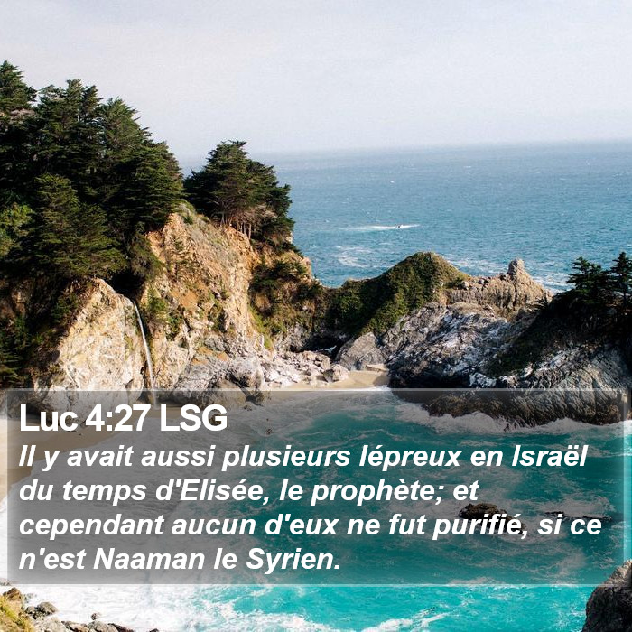 Luc 4:27 LSG Bible Study