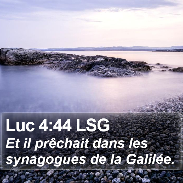 Luc 4:44 LSG Bible Study