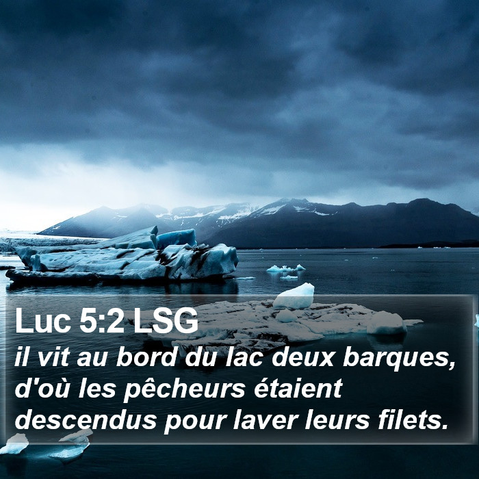 Luc 5:2 LSG Bible Study