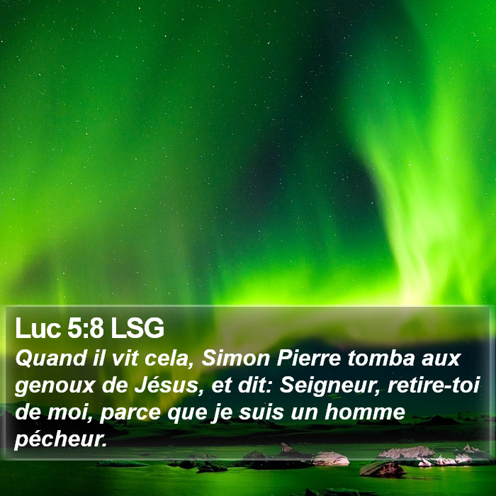 Luc 5:8 LSG Bible Study