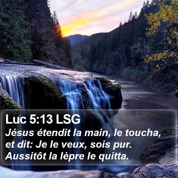 Luc 5:13 LSG Bible Study