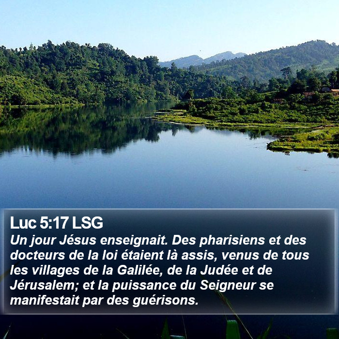 Luc 5:17 LSG Bible Study