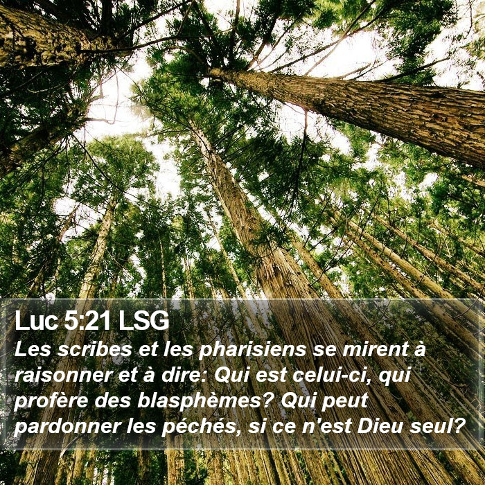 Luc 5:21 LSG Bible Study