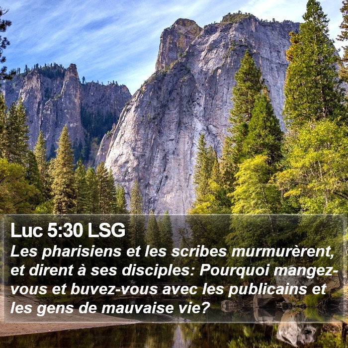 Luc 5:30 LSG Bible Study