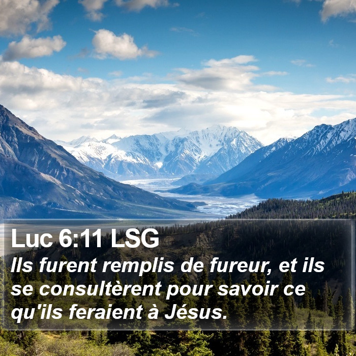 Luc 6:11 LSG Bible Study
