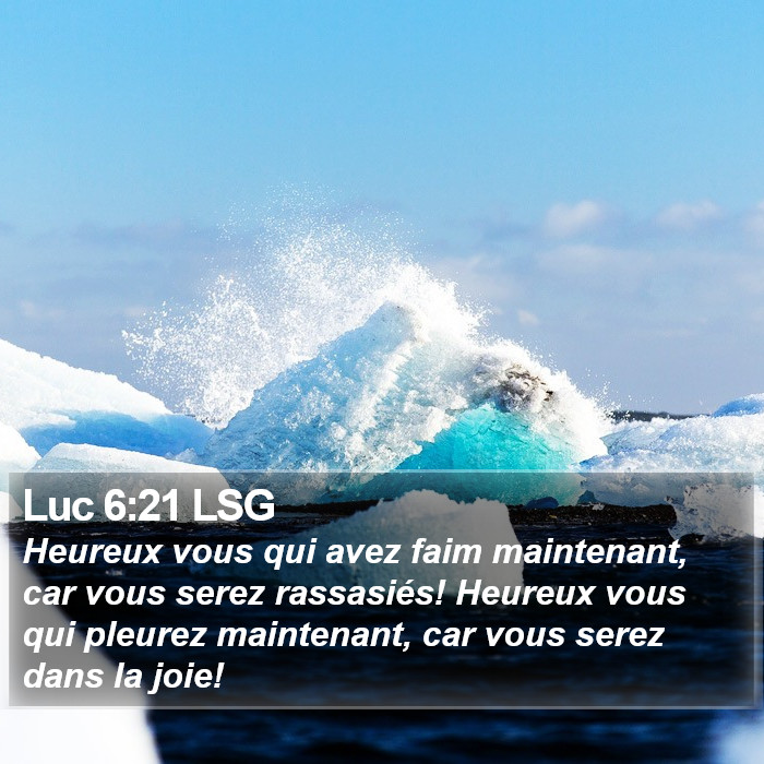 Luc 6:21 LSG Bible Study