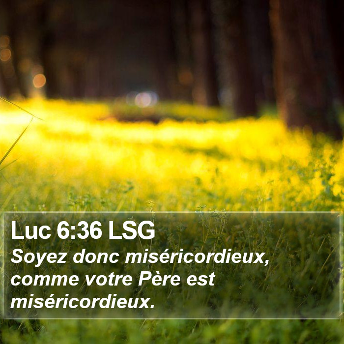 Luc 6:36 LSG Bible Study