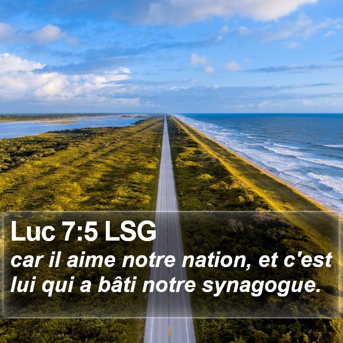 Luc 7:5 LSG Bible Study