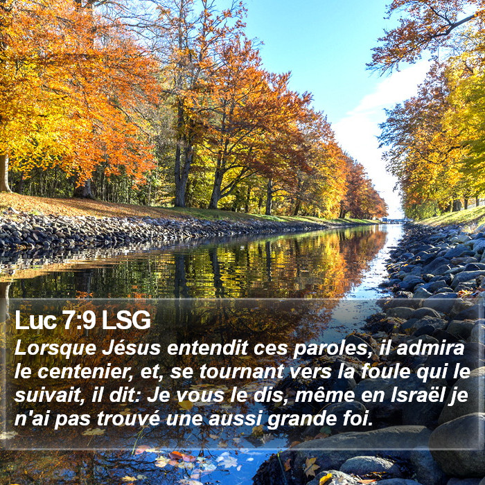 Luc 7:9 LSG Bible Study