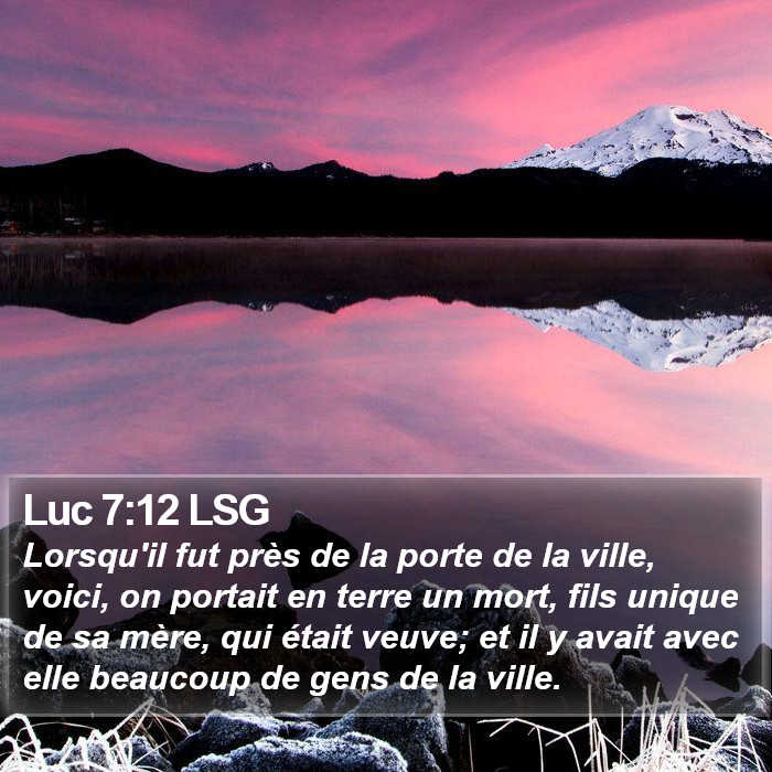 Luc 7:12 LSG Bible Study