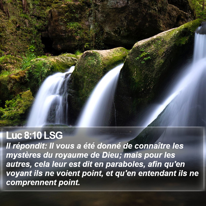 Luc 8:10 LSG Bible Study