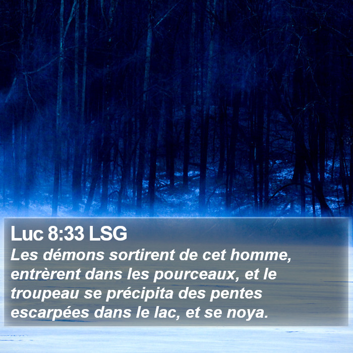 Luc 8:33 LSG Bible Study