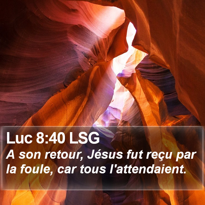 Luc 8:40 LSG Bible Study