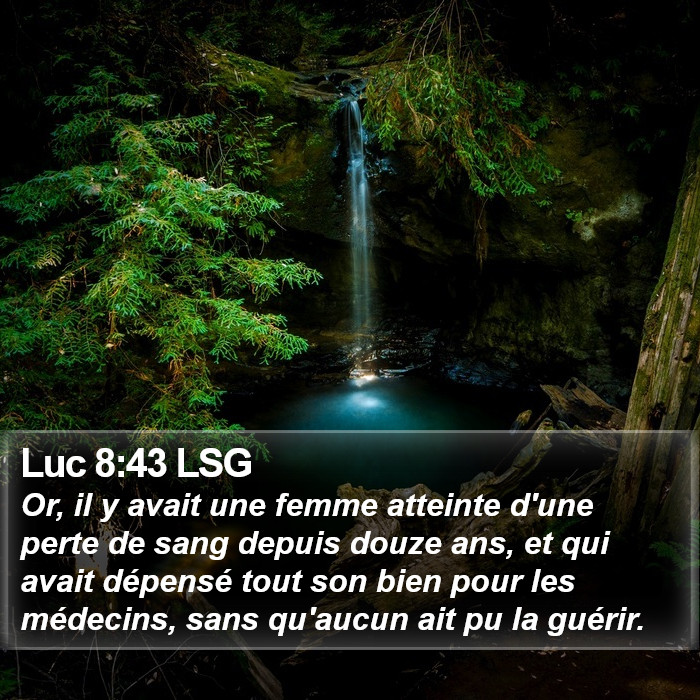 Luc 8:43 LSG Bible Study