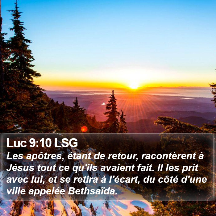 Luc 9:10 LSG Bible Study