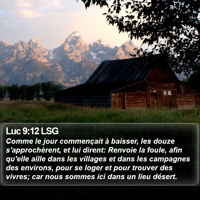 Luc 9:12 LSG Bible Study