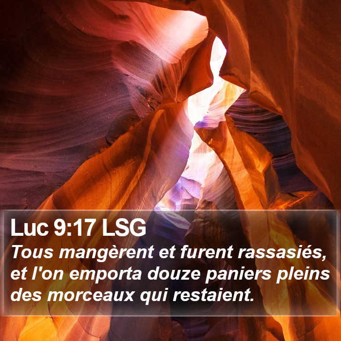 Luc 9:17 LSG Bible Study
