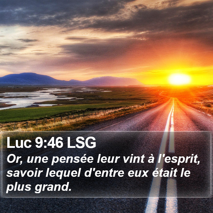 Luc 9:46 LSG Bible Study