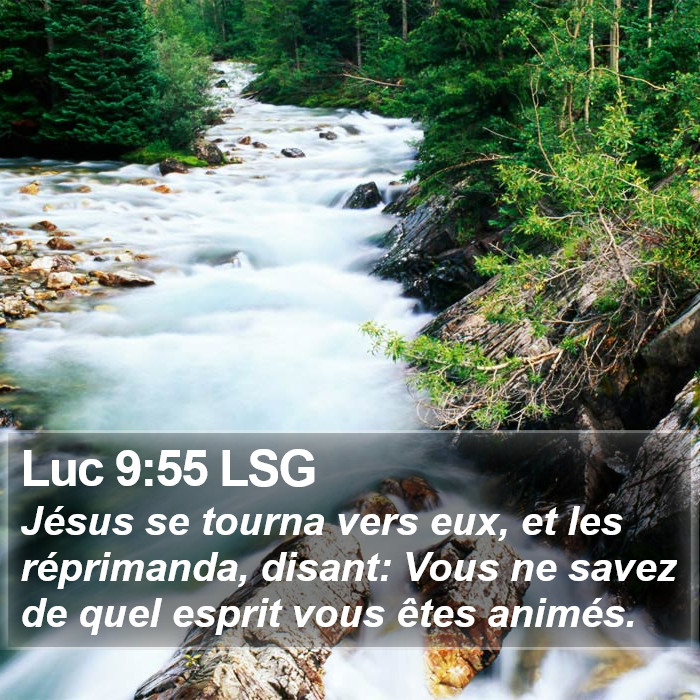 Luc 9:55 LSG Bible Study